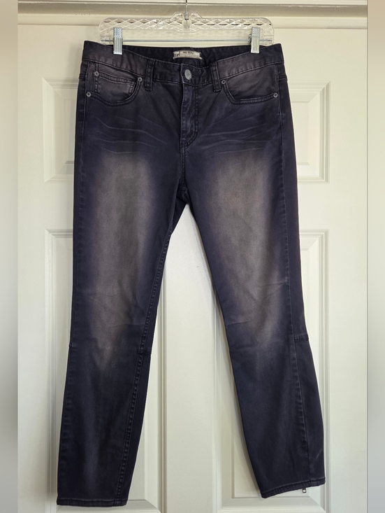 Free People Denim - Free People 'Faded Purple' Moto Skinny Jeans - Size 30